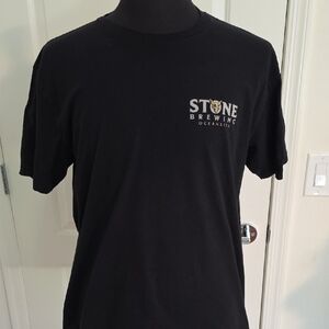 Stone Brewing Black Short Sleeve Tee for Men